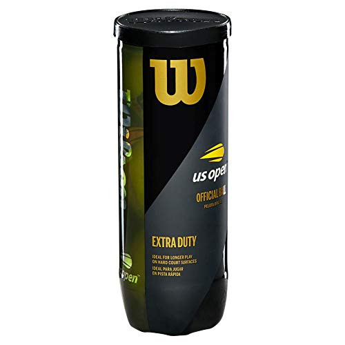 Wilson Us Open Xd Tball 3 Ball Can Tennis Balls Unisex Adult, Yellow, 3