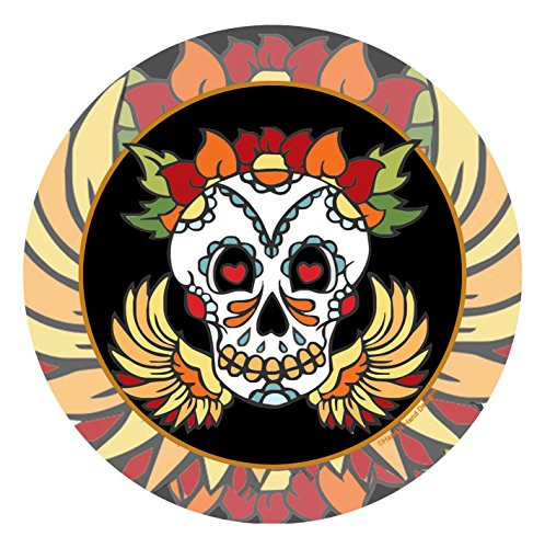 Thirstystone Stoneware Coaster Set, Skull