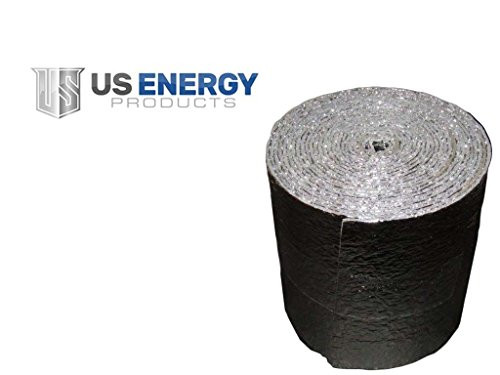 Reflective Foam Core Sill Seal Insulated Aluminum Foil Spiral Duct Pipe Wrap Roll 6" x 25' R7