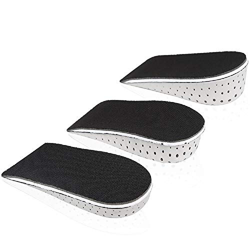 Height Increase Insole Heel Lift Inserts Invisible Half Increased Heel Shoe Lifts for Women-3CM