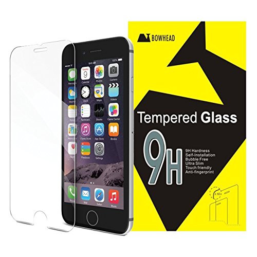 Glass Screen Protector- iPhone 6 plus, iPhone 6s plus Screen Protector, Tempered Glass Screen Protector Anti-shatter, Bowhead iPhone 6S Plus Glass Screen Protector (5.5") 9H Hardness, Bubble Free,