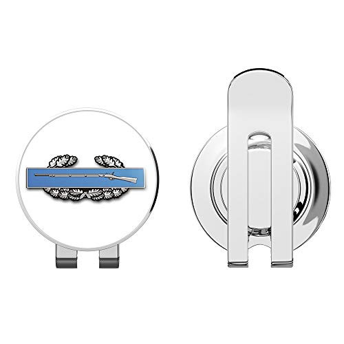 US Army Combat Infantry Badge -CIB- 1st Award Golf Hat Clip with Magnetic Ball Marker