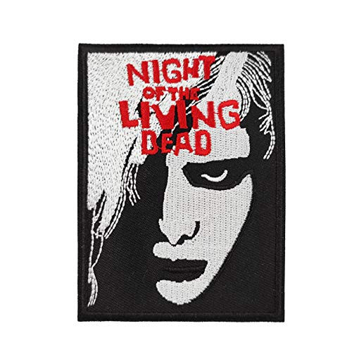 The Night of The Living Dead Embroidered Iron on Patch Horror Movie Fans Gift The Night of The Living Dead Embroidered Iron on Patch Horror Movie Fans Gift