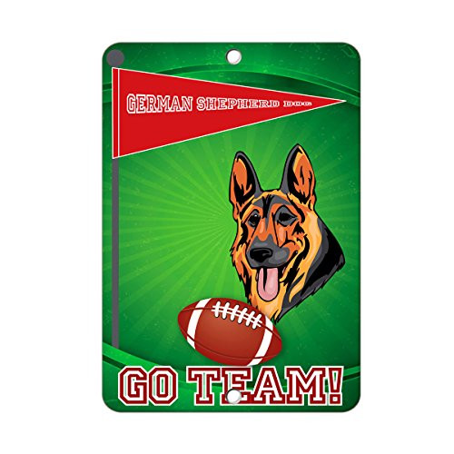Football Fan German Shepherd Dog Dog Label Vinyl Decal Sticker Kit OSHA Safety Label Compliance Signs 8"