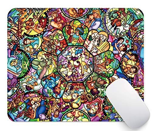 Mouse Pad Disney Character Beautiful Mousepad Mouse Pad Office Mouse Pad Mat Mouse Pad Mousepad Non-Slip Rubber Funny Cute Mat for Gaming and Gift