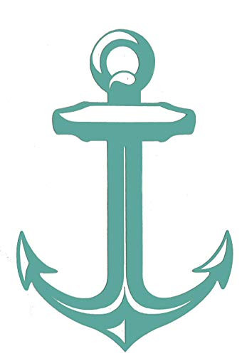Custom Vinyl Boat Anchor Decal, Nautical Love Bumper Sticker, for Tumblers, Laptops, Car Windows