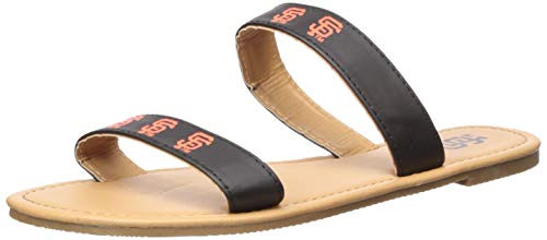 MLB San Francisco Giants Unisex Double Strap FLIP FLOPDOUBLE Strap FLIP Flop, Team Color, M