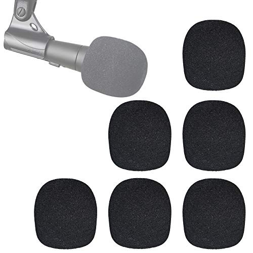 SM58 Windscreen - Pof Filter Foam Windscreen Microphone Cover for Shure SM58S SM58-LC Ball Type Mic to Reduce Wind Noises by YOUSHARES -6 Pack?