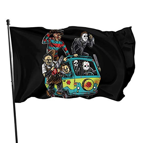 SEGMOO Michael Myers Classic Horror Movie Make A Charming Decoration in Any Backyard Or Lawn Flag 3x5 Ft