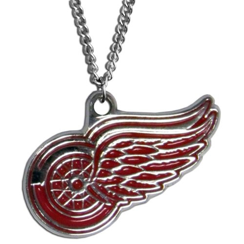 NHL Siskiyou Sports Fan Shop Detroit Red Wings Chain Necklace 22 inch Team Color