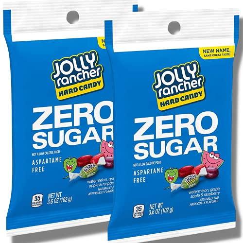 Jolly Rancher Sugar Free Hard Candy, 3.6-Ounce Bags -Pack of 2-