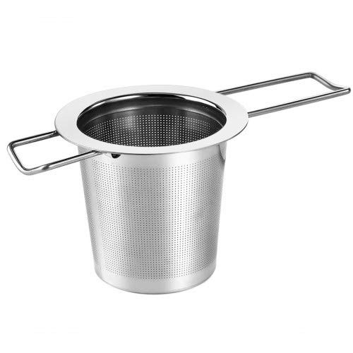 HQdeal Extra Fine Tea Infuser Stainless Steel Tea Strainer Filter Tea Steeper Diffuser for Loose Tea Long Folding Handles for Hanging on Teapot Mug Cup Kettle HQdeal Extra Fine Tea Infuser Stainless Steel Tea Strainer Filter Tea Steeper Diffuser for Loose Tea Long Folding Handles for Hanging on Teapot Mug Cup Kettle
