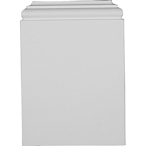 Ekena Millwork PB07X10X01TR-CASE-2 7 3/8" W x 10 1/4" H x 1 7/8" P Traditional (2-Pack) Plinth Block x x, Primed White