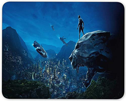 Black Panther Mousepad Marvel Anime Rectangular Gaming Series Mousepad Non-Slip Mouse Mat