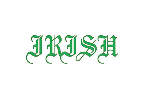 WickedGoodz Custom Irish Vinyl Decal - Ireland Sticker, for Tumblers, Laptops or Car Windows -Celtic Decal WickedGoodz Custom Irish Vinyl Decal - Ireland Sticker, for Tumblers, Laptops or Car Windows -Celtic Decal