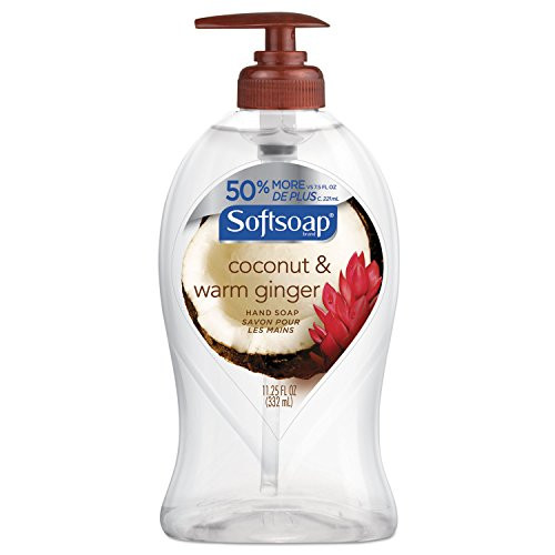 Softsoap 44578EA Liquid Hand Soap Pumps, Coconut and Warm Ginger, 11 1/4 oz Pump Bottle Softsoap 44578EA Liquid Hand Soap Pumps, Coconut and Warm Ginger, 11 1/4 oz Pump Bottle