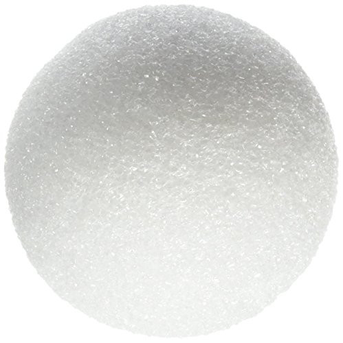 FloraCraft Styrofoam Balls 2-1/2" 6/Pkg-White