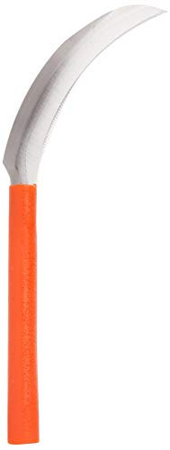 Zenport K208P Harvest Sickle with Plastic Handle, Light Serration, 6.5-Inch Stainless Steel Blade