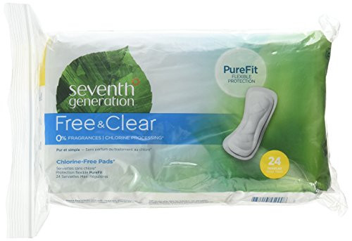 Seventh Generation Regular Maxi Pads -1- 24 Count