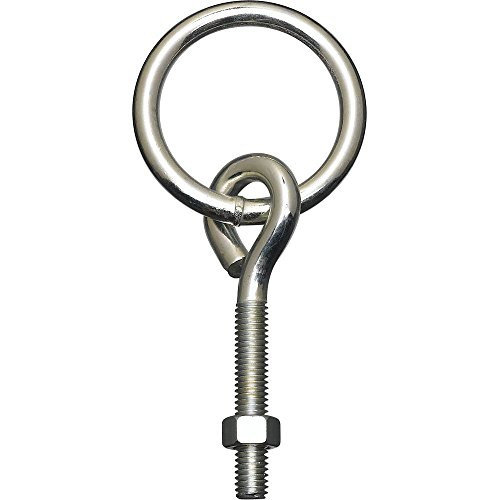 National Hardware N220-624 2061BC Rings with Eye Bolts, Nuts in Zinc plated