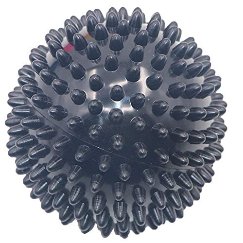 gerFogoo Spiky Massage Ball Foot Ball Foot Massager Spiky Roller for Deep Tissue Trigger Point Plantar Fasciitis Reflexology Stress Therapy-BK-2/D-9cm- gerFogoo Spiky Massage Ball Foot Ball Foot Massager Spiky Roller for Deep Tissue Trigger Point Plantar Fasciitis Reflexology Stress Therapy-BK-2/D-9cm-