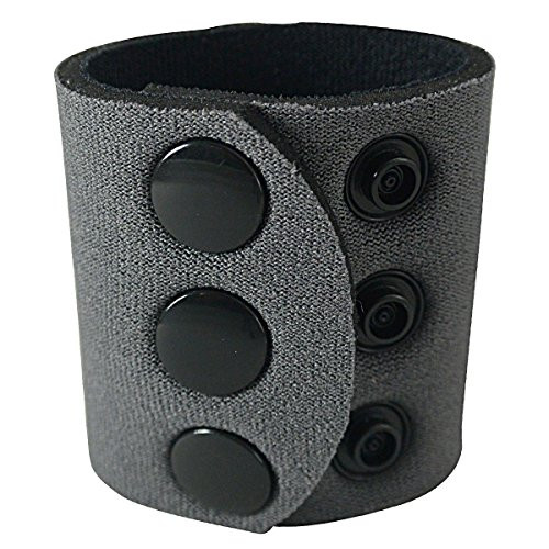 Neoprene Ball Stretcher with Snaps -2", Gray-