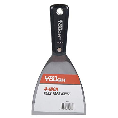 Hyper Tough 4-INCH FLEX PUTTY KNIFE Flexible Blade, Comfortable Sturdy Grip TOOL