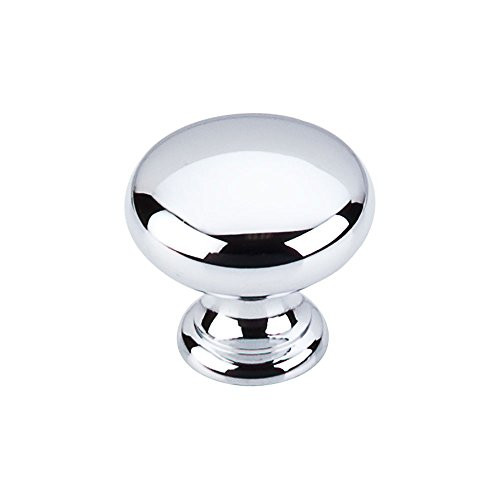 Top Knobs M280 Somerset II Collection 1-1/4" Mushroom Knob, Polished Chrome
