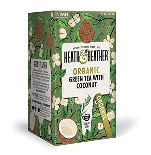 Heath  and  Heather Organic Green Tea  and  Coconut