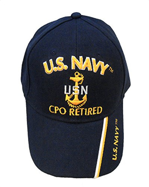 KYS Licensed U.S. Navy CPO Retired Cap KYS Licensed U.S. Navy CPO Retired Cap
