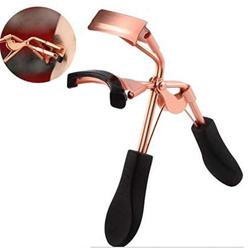 SUOER Fan Eyelash Curler Beauty Tools Natural curl Steel False Eyelashes Ladies Eyelash Curler Rose Gold Eyelash Curler -Color - Gold-