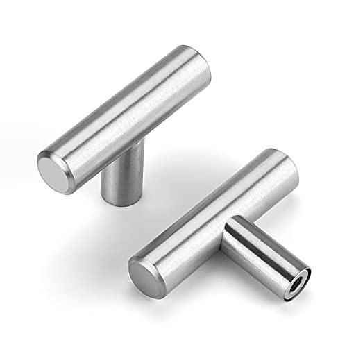 OYX 10 Pack Brushed Nickel Cabinet Knobs Kitchen Knobs for Cabinets Drawer Pull Knob Cabinet Door Knobs for Dresser Pull Dresser Knobs Drawer Pulls and Knobs