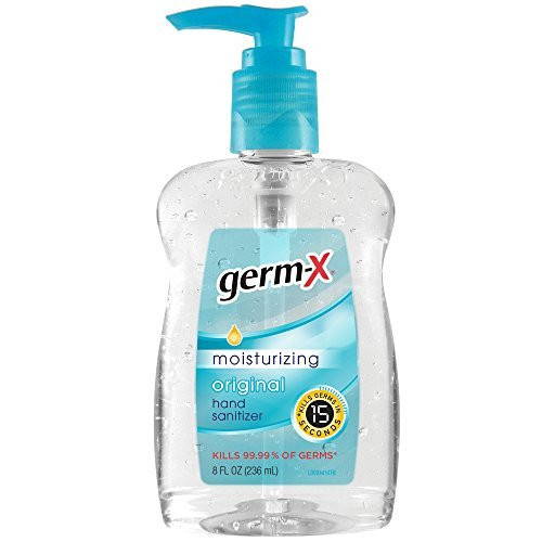 Germ-x Hand Sanitizer Original with Pump, 8 Fluid Ounce by Germ-X