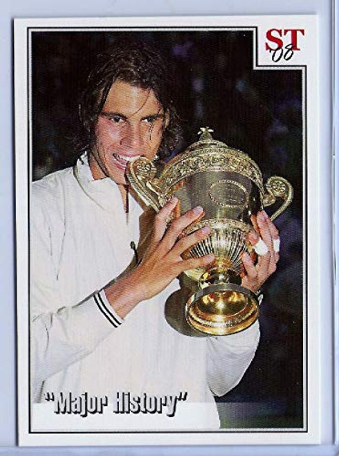 Net Pro Rafael Nadal 2008 Wimbledon VS. Federer Spotlight Tribute Tennis Card Rare Net Pro Rafael Nadal 2008 Wimbledon VS. Federer Spotlight Tribute Tennis Card Rare
