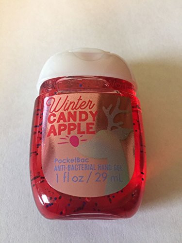 Bath  and  Body Works PocketBac Hand Gel Sanitizer Reindeer Winter Candy Apple