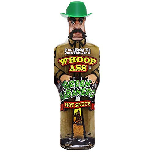 WHOOP ASS Premium Habanero Hot Sauce - 5 oz Try if you dare Perfect Gourmet Gift for the Hot Sauce Fan WHOOP ASS Premium Habanero Hot Sauce - 5 oz Try if you dare Perfect Gourmet Gift for the Hot Sauce Fan
