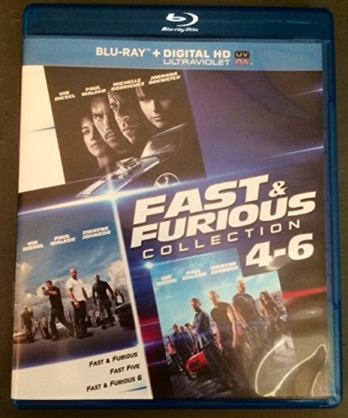 Fast  and  Furious Collection- 4-6 -Blu-ray-