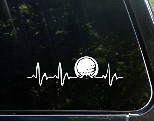 Sweet Tea Decals Golf Ball Lifeline - 8-3/4" x 2-3/4"- Vinyl Die Cut Decal/Bumper Sticker for Windows, Trucks, Cars, Laptops, Macbooks, Etc. Sweet Tea Decals Golf Ball Lifeline - 8-3/4" x 2-3/4"- Vinyl Die Cut Decal/Bumper Sticker for Windows, Trucks, Cars, Laptops, Macbooks, Etc.