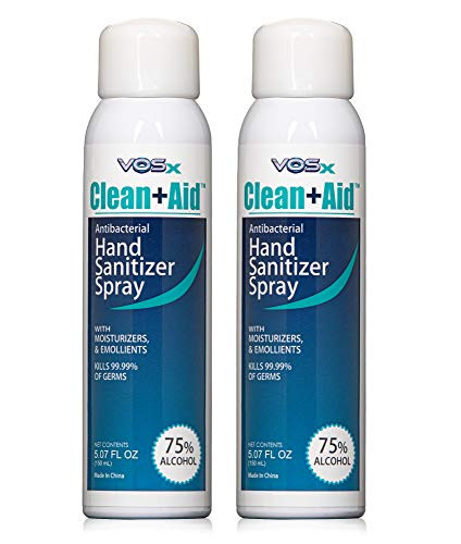 5oz Hand Sanitizer Spray 75 percent Alcohol 2 pack