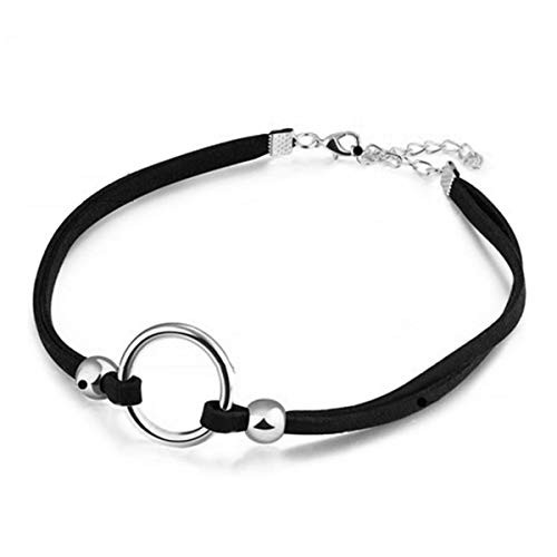AUDREY RYAN O Ring Choker Velvet Choker Necklace for Women-O-Ring Punk Rock Adjustable Black Collar Choker Cosplayer Gothic Choker Necklaces Goth Fans Necklace Sister Choker Sexy AUDREY RYAN O Ring Choker Velvet Choker Necklace for Women-O-Ring Punk Rock Adjustable Black Collar Choker Cosplayer Gothic Choker Necklaces Goth Fans Necklace Sister Choker Sexy