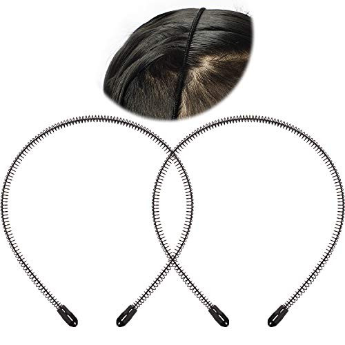 2 Pack Metal Headbands Wavy Hairband Spring Hair Hoop Black Unisex Men Women Slicked Back Headband Elastic Non Slip Outdoor Sports Fashion Yoga-Small Spring- 2 Pack Metal Headbands Wavy Hairband Spring Hair Hoop Black Unisex Men Women Slicked Back Headband Elastic Non Slip Outdoor Sports Fashion Yoga-Small Spring-
