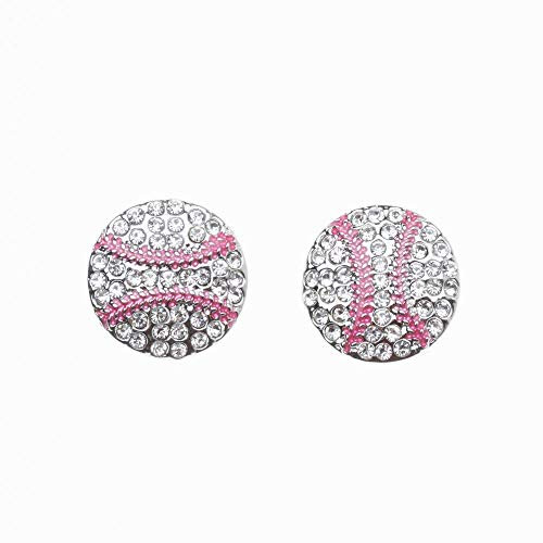 Sportybella Baseball Earrings- Softball Jewelry, Baseball Earrings, Baseball Stud Earrings for Baseball Moms, Girls and Fans Sportybella Baseball Earrings- Softball Jewelry, Baseball Earrings, Baseball Stud Earrings for Baseball Moms, Girls and Fans