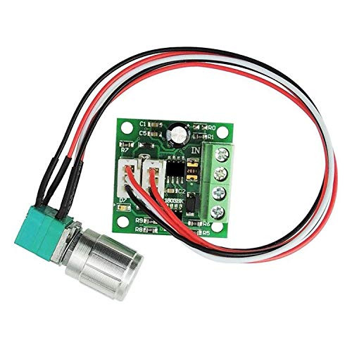 Greartisan 1.8V-15V 2A DC Motor Speed Controller PWM Variable Speed Regulator Governor Switch 1803BKW With Speed Control Knob