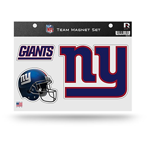 Rico Industries NFL New York Giants Die Cut Team Magnet Set Sheet , 8.5 x 11-inches