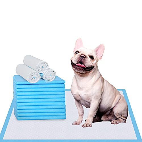 IMMCUTE Puppy Pee Pads 22"x23"- 14 Count - Dog Pee Training Pads Super Absorbent  and  Leak-Proof - Disposable Pet Piddle and Potty Pads for Puppies - Dogs - Doggie- Cats - Rabbits