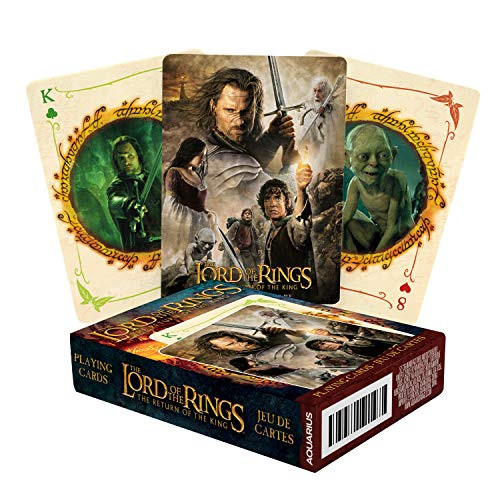 AQUARIUS Lord of The Rings Return of The King Playing Cards