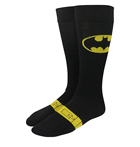Batman Logo Utility Belt Crew Socks