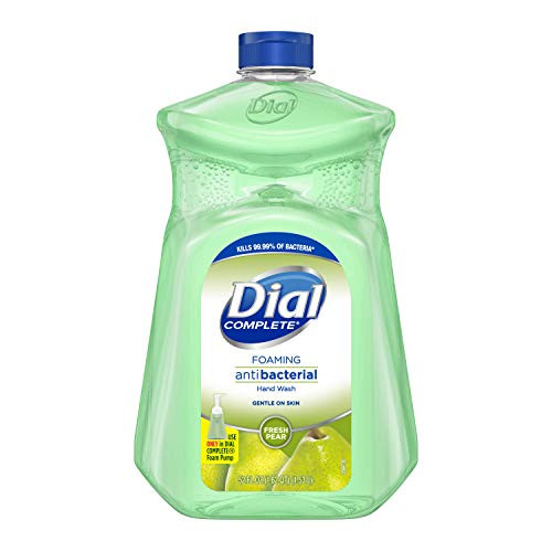 Dial Complete Antibacterial Foaming Hand Soap, Fresh Pear, 52 Ounce Refill Dial Complete Antibacterial Foaming Hand Soap, Fresh Pear, 52 Ounce Refill