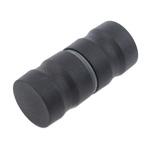 Coshar Sliding Bathroom Door Knob Simple Shower Screen Handle Stainless Steel Back-to-Back Glass Door Knobs Replacement -Coffee-