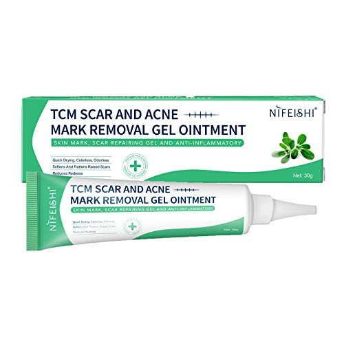 Scar Cream, Stretch Mark Cream, Scar Removal Cream for Old and New Scars, Acne Scar Cream, Advanced Scar Gel for Spots, Surgical Scars, Acne, Burns, Cuts and C Section - 1 Ounce -1 oz-